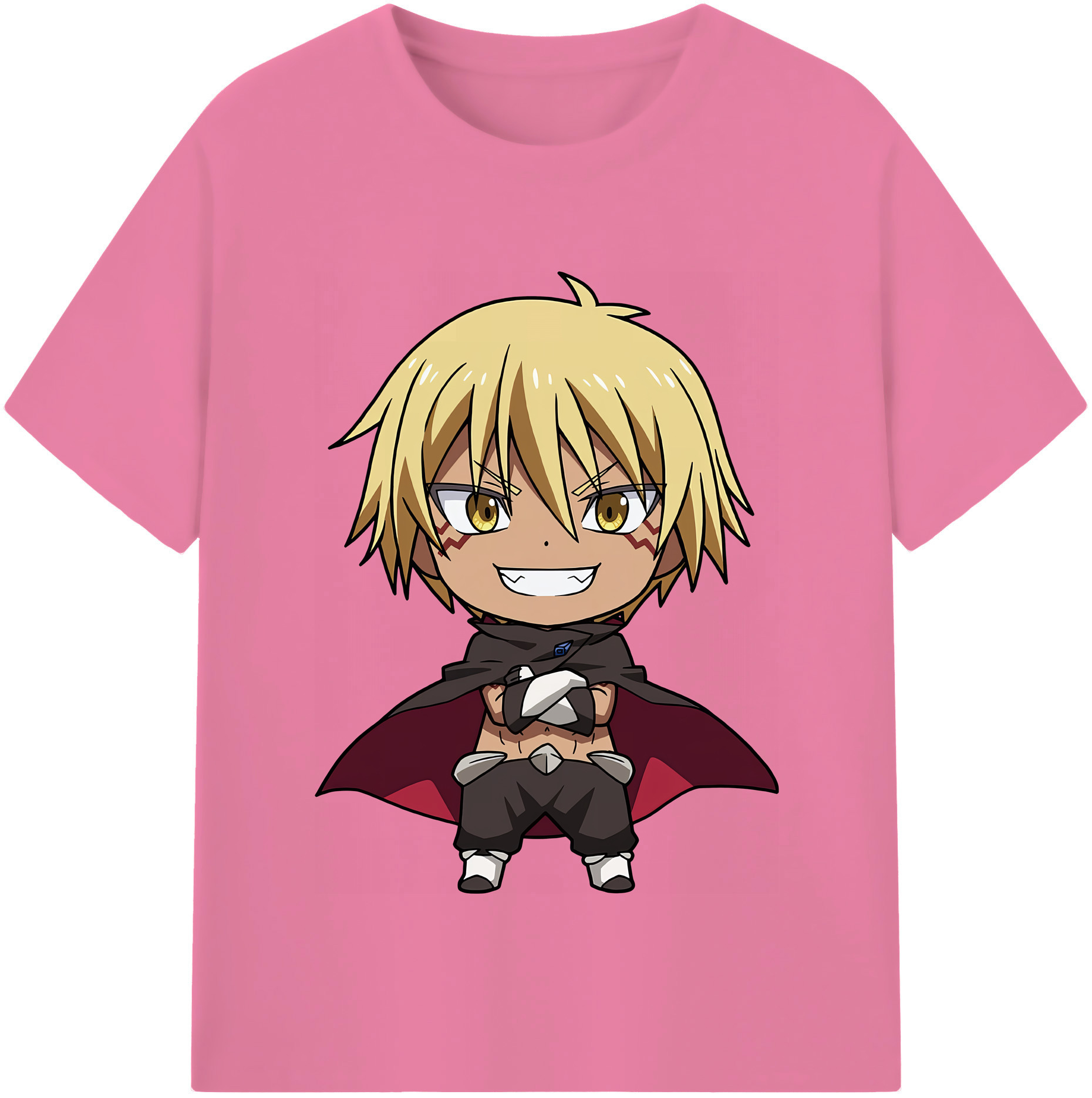 （画像用） 転スラ Regarding Reincarnated to Slime 綿100％半袖Tシャツ（フロントプリント）